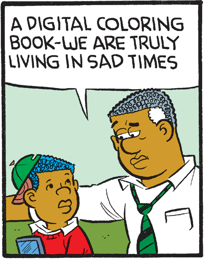 Happy OCR: A DIGITAL COLORING BOOK-WE ARE TRULY LIVING IN SAD TIMES A DIGITAL COLORING BOOK-WE ARE TRULY LIVING IN SAD TIMES