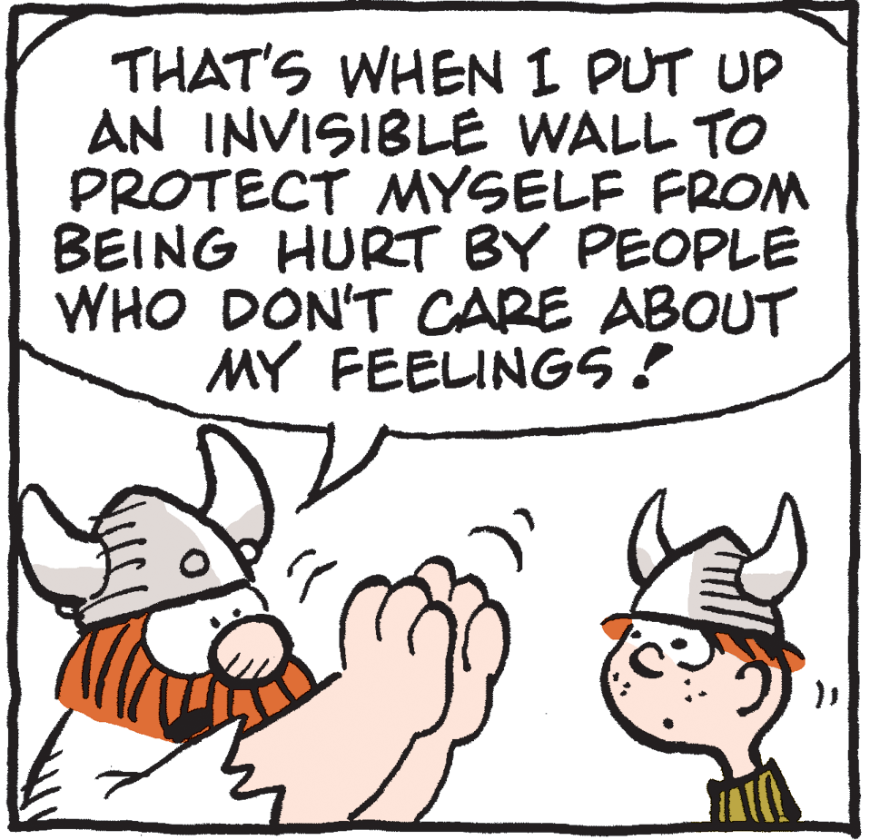 Mammal OCR: THAT'S WHEN I PUT UP AN INVISIBLE WALL TO PROTECT MYSELF FROM BEING HURT BY PEOPLE WHO DON'T CARE ABOUT MY FEELINGS ! THAT'S WHEN I PUT UP AN INVISIBLE WALL TO PROTECT MYSELF FROM BEING HURT BY PEOPLE WHO DON'T CARE ABOUT MY FEELINGS !
