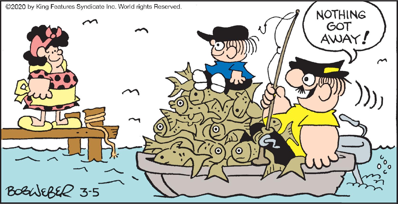 Graphics OCR: ©2020 by King Features Syndicate Inc. World rights Reserved. NOTHING GOT AWAY! BobuWEBER 3-5 voo ©2020 by King Features Syndicate Inc. World rights Reserved. NOTHING GOT AWAY! BobuWEBER 3-5 voo