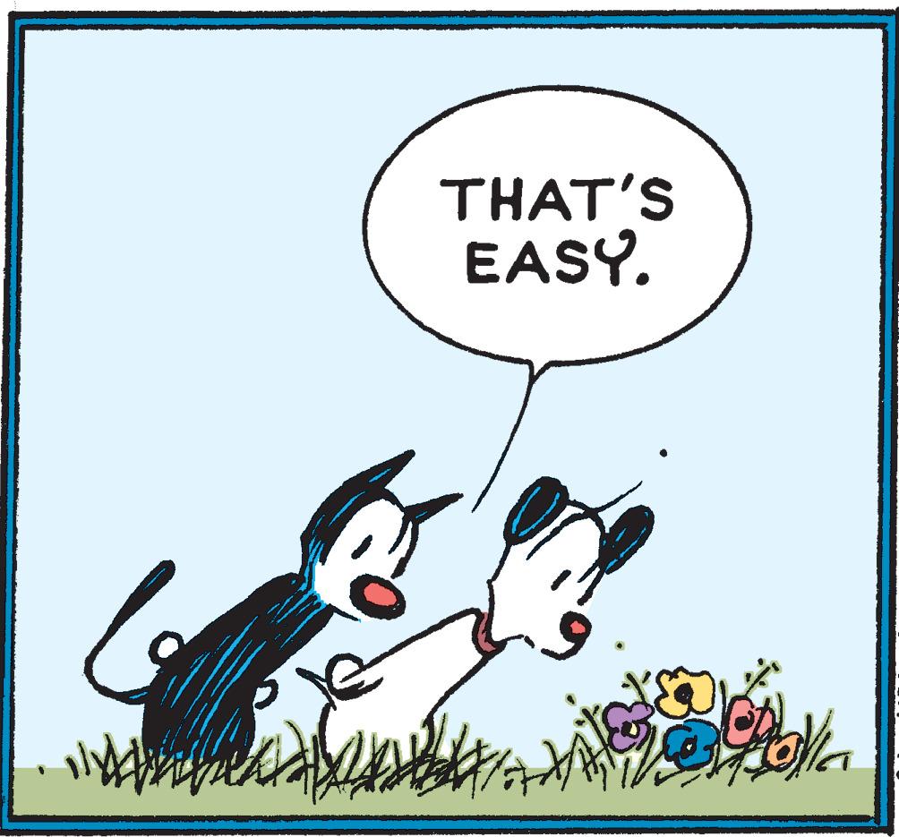 Humour OCR: THAT'S EASY. THAT'S EASY.