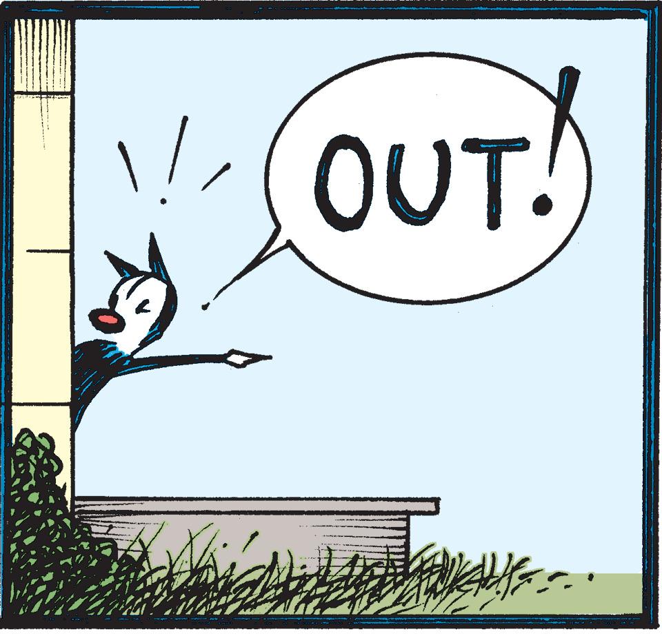 Art OCR: OUT." OUT."