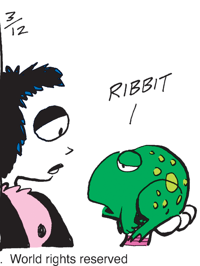 Drawing OCR: 12 RIBBIT World rights reserved 12 RIBBIT World rights reserved