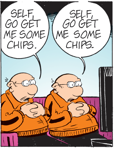 Interaction OCR: SELFGO GET ME SOME/ME SOME CHIPS. SELFGO GET CHIPS. SELFGO GET ME SOME/ME SOME CHIPS. SELFGO GET CHIPS.