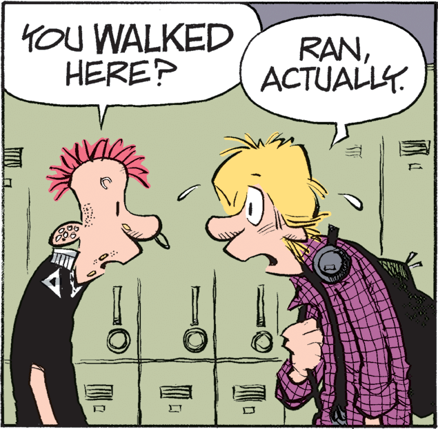 Art OCR: YOU WALKED HERE? RANACTUALLY. YOU WALKED HERE? RAN