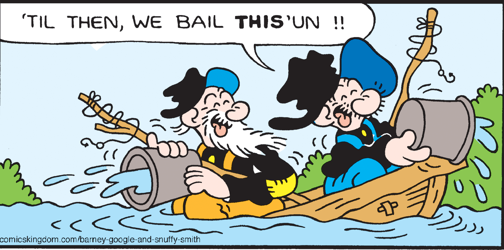 Line OCR: 'TIL THENWE BAIL THIS'UN !! ??CC comicskingdom.com/barney-google-and-snuffy-smith 'TIL THENWE BAIL THIS'UN !! ?? CC comicskingdom.com/barney-google-and-snuffy-smith