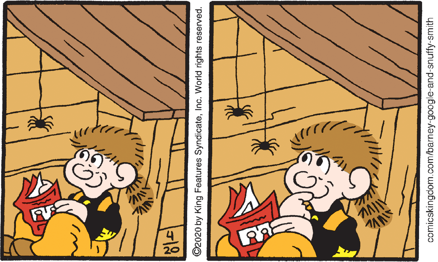 Adaptation OCR: RV ©2020 by King Features SyndicateInc. World rights reserved. comicskingdom.com/barney-google-and-snuffy-smith RV ©2020 by King Features SyndicateInc. World rights reserved. comicskingdom.com/barney-google-and-snuffy-smith