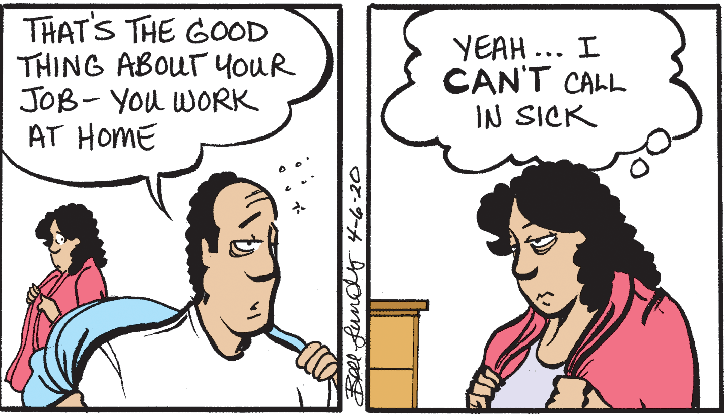 Jaw OCR: THAT'S THE GOOD THING ABOUT YOUR JOB- YOu WORK AT HOME YEAH ... I CAN'T CALL IN SICK THAT'S THE GOOD THING ABOUT YOUR JOB- YOu WORK AT HOME YEAH ... I CAN'T CALL IN SICK