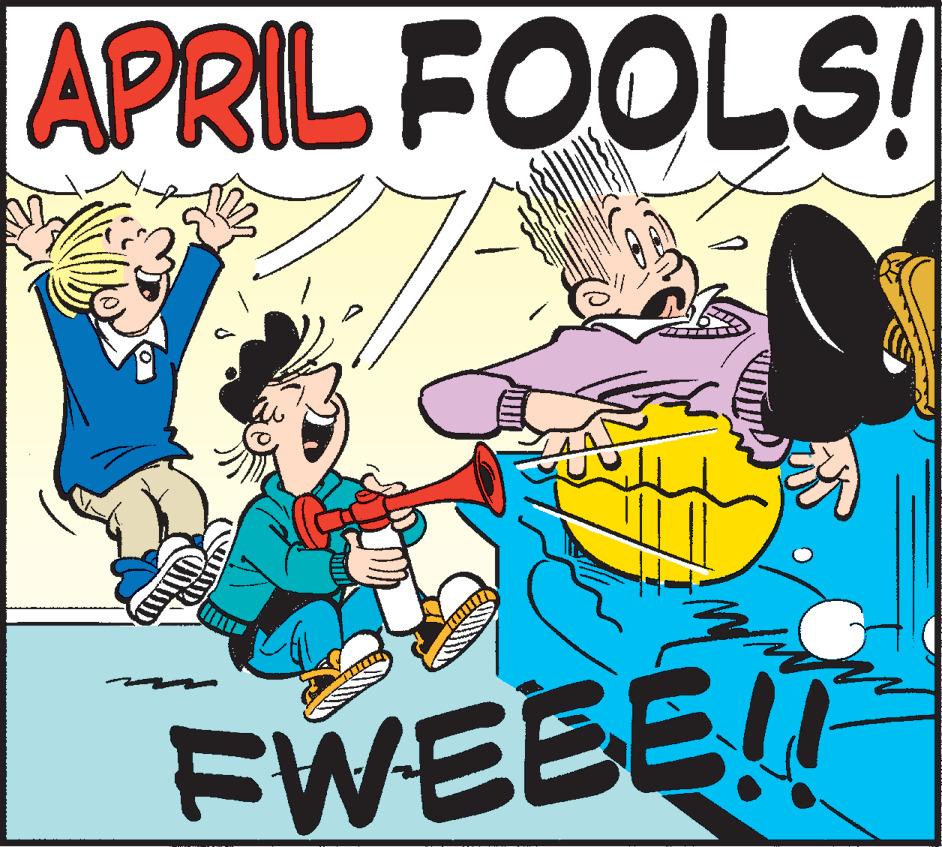 Animated cartoon OCR: APRIL FOOLS! EWEBE APRIL FOOLS! EWEBE