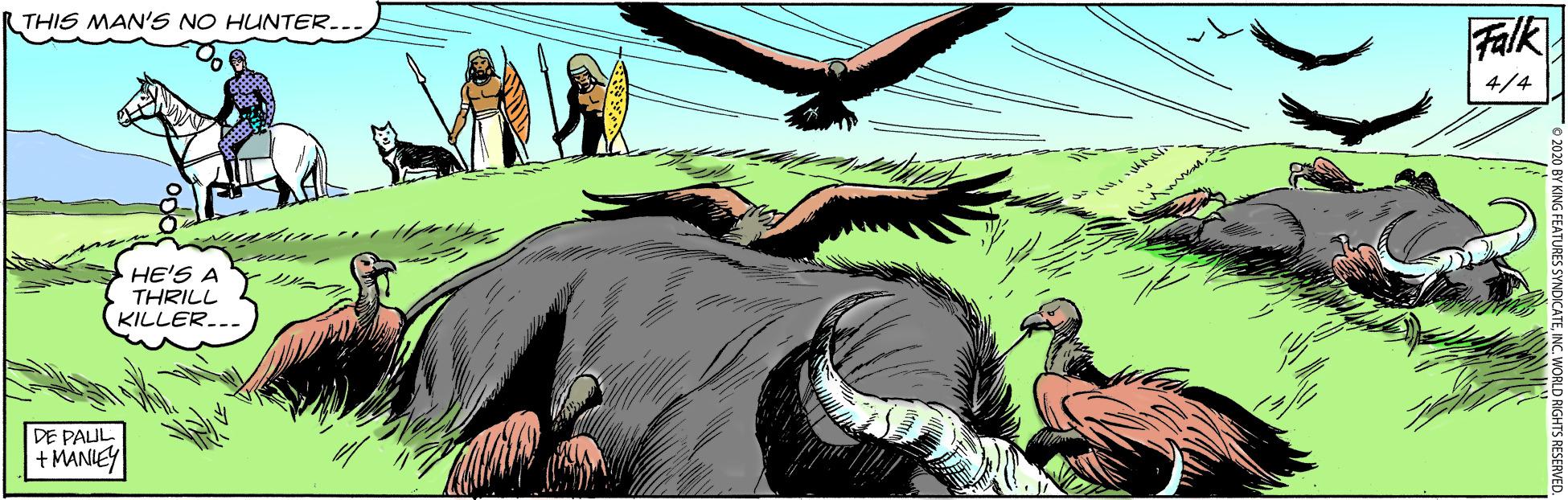 Terrestrial animal OCR: RTHIS MAN'S NO HUNTER Falk 4/4 HE'S A THRILL (KILLER.. DE PAUL + MANIEY RTHIS MAN'S NO HUNTER Falk 4/4 HE'S A THRILL (KILLER.. DE PAUL + MANIEY