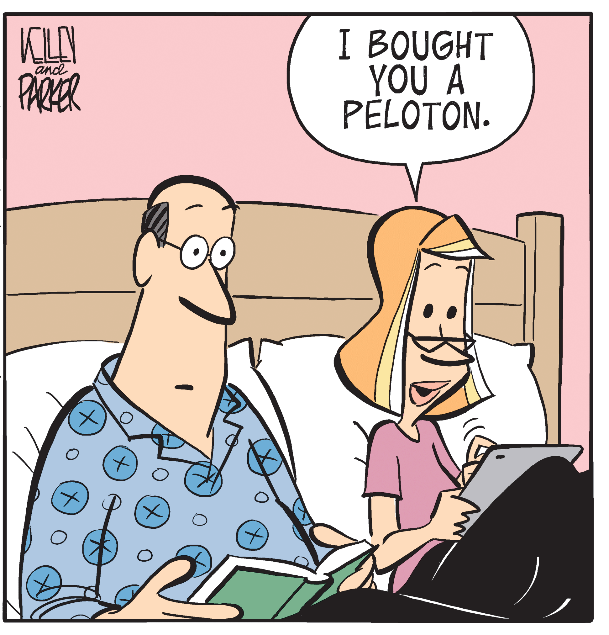 Finger OCR: KLAY PARER I BOUGHT YOU A PÉLOTON. and KLAY PARER I BOUGHT YOU A PÉLOTON. and