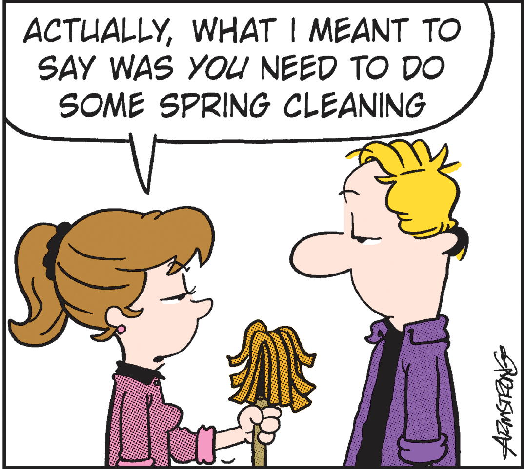 Sharing OCR: ACTUALLYWHAT I MEANT TO SAY WAS YOU NEED TO DO SOME SPRING CLEANING ACTUALLYWHAT I MEANT TO SAY WAS YOU NEED TO DO SOME SPRING CLEANING
