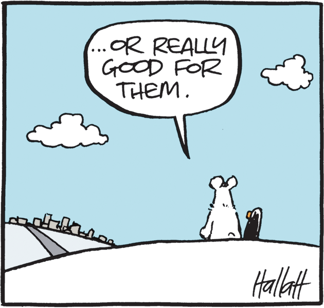 Humour OCR: OR REALLY GOOD FOR THEM. Hallat OR REALLY GOOD FOR THEM. Hallat