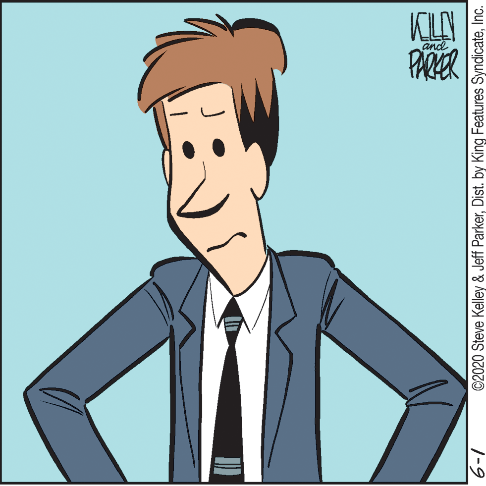 Collar OCR: KILAY PARER ©2020 Steve Kelley & Jeff ParkerInc. 1-9 KILAY PARER ©2020 Steve Kelley & Jeff ParkerDist. by King Features SyndicateInc. 1-9