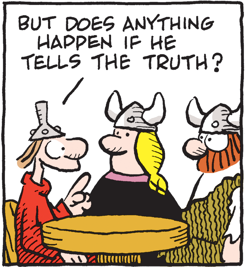 Happy OCR: BUT DOES ANYTHING HAPPEN IF HE TELLS THE TRUTH? BUT DOES ANYTHING HAPPEN IF HE TELLS THE TRUTH?