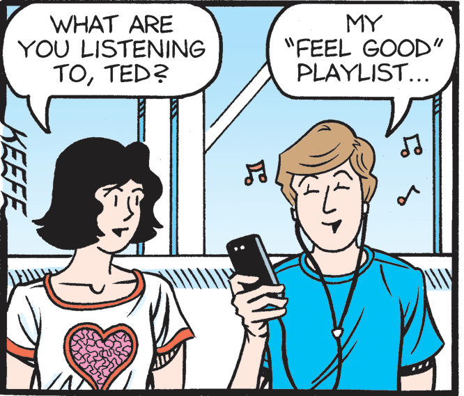 Organism OCR: WHAT ARE YOU LISTENING TOTED? MY "FEEL GOOD" PLAYLIST... KEEFE WHAT ARE YOU LISTENING TOTED? MY "FEEL GOOD" PLAYLIST... KEEFE
