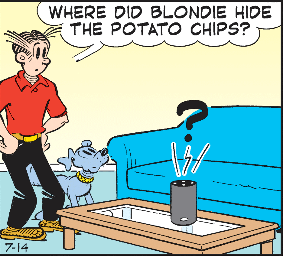 Parallel OCR: WHERE DID BLONDIE HIDE THE POTATO CHIPS? 7-14 WHERE DID BLONDIE HIDE THE POTATO CHIPS? 7-14