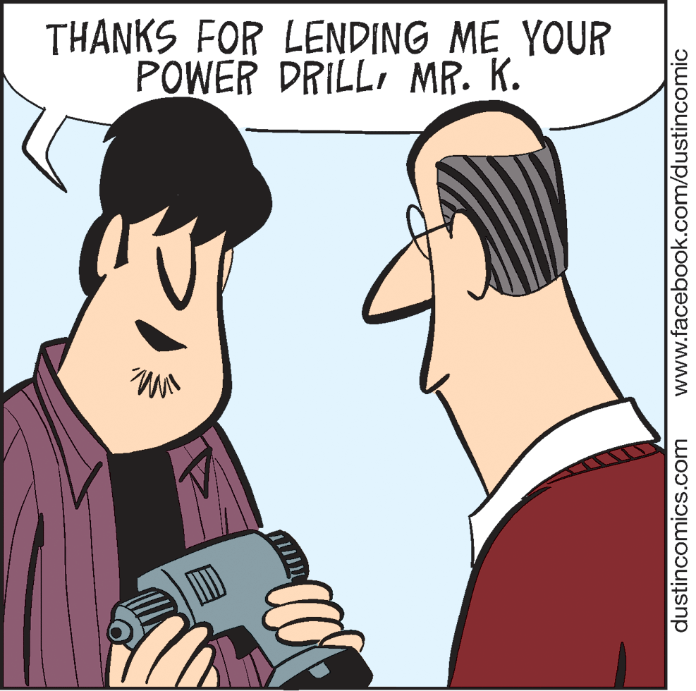 Human OCR: THANKS FOR LENDING ME YOUR POWER DRILLMR. K. dustincomics.com www.facebook.com/dustincomic THANKS FOR LENDING ME YOUR POWER DRILLMR. K. dustincomics.com www.facebook.com/dustincomic