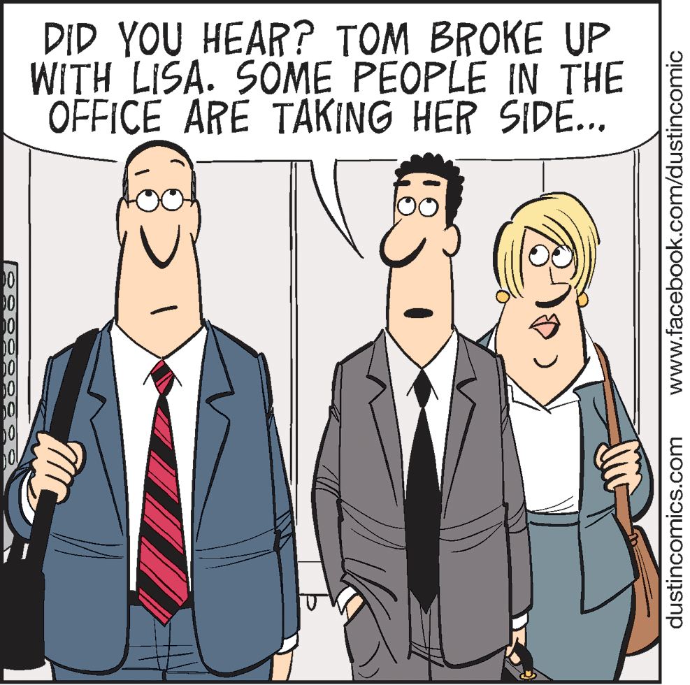 Gesture OCR: DID YOU HEAR?_TOM BROKE UP WITH LISA. SOME PEOPLE IN THE OFFICE ARE TAKING HER SIDE.. dustincomics.com www.facebook.com/dustincomic DID YOU HEAR?_TOM BROKE UP WITH LISA. SOME PEOPLE IN THE OFFICE ARE TAKING HER SIDE.. dustincomics.com www.facebook.com/dustincomic