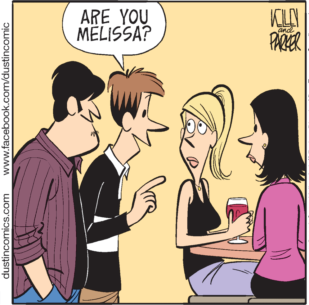 Line OCR: ARE YOU MELISSA? PARER dustincomics.com www.facebook.com/dustincomic ARE YOU MELISSA? PARER dustincomics.com www.facebook.com/dustincomic