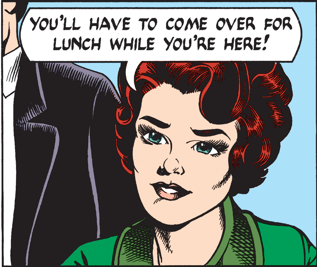 Jaw OCR: YOU'LL HAVE TO COME OVER FOR LUNCH WHILE YOU'RE HERE! YOU'LL HAVE TO COME OVER FOR LUNCH WHILE YOU'RE HERE!
