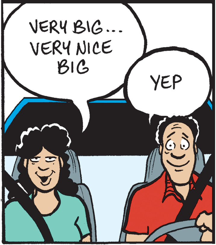 Happy OCR: VERY BIG... VERY NICE BIG YEP VERY BIG... VERY NICE BIG YEP