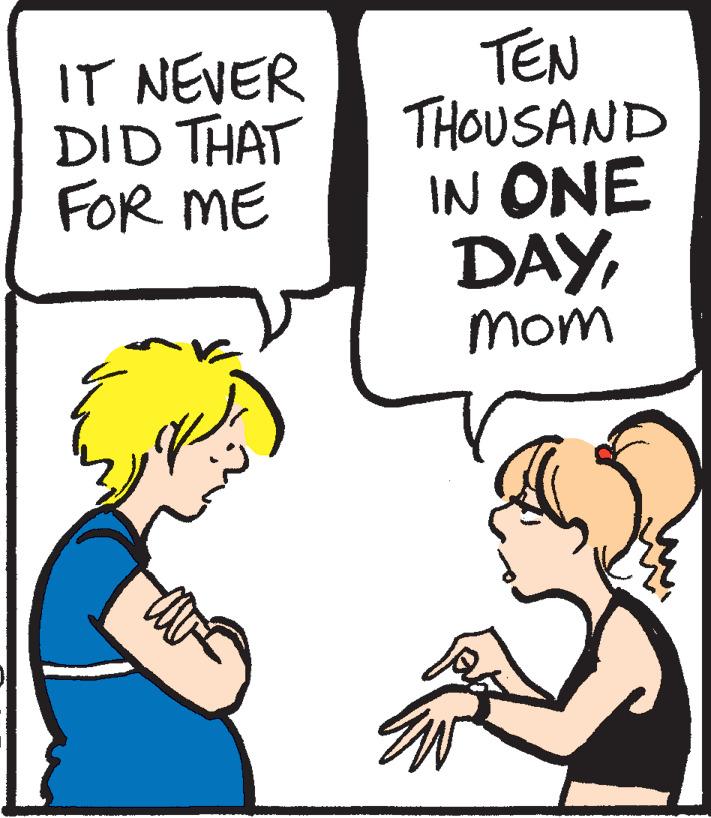 Conversation OCR: IT NEVER DID THAT FOR ME TEN THOUSAND IN ONE DAYmom IT NEVER DID THAT FOR ME TEN THOUSAND IN ONE DAY