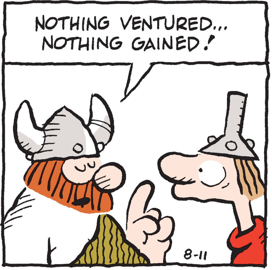 Animation OCR: NOTHING VENTURED... NOTHING GAINED! 8-11 NOTHING VENTURED... NOTHING GAINED! 8-11