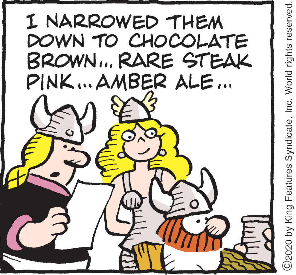 Gesture OCR: I NARROWED THEM DOWN TO CHOCOLATE BROWN.. RARE STEAK PINK... AMBER ALE .. ©2020 by King Features SyndicateInc. World rights reserved. I NARROWED THEM DOWN TO CHOCOLATE BROWN.. RARE STEAK PINK... AMBER ALE .. ©2020 by King Features SyndicateInc. World rights reserved.