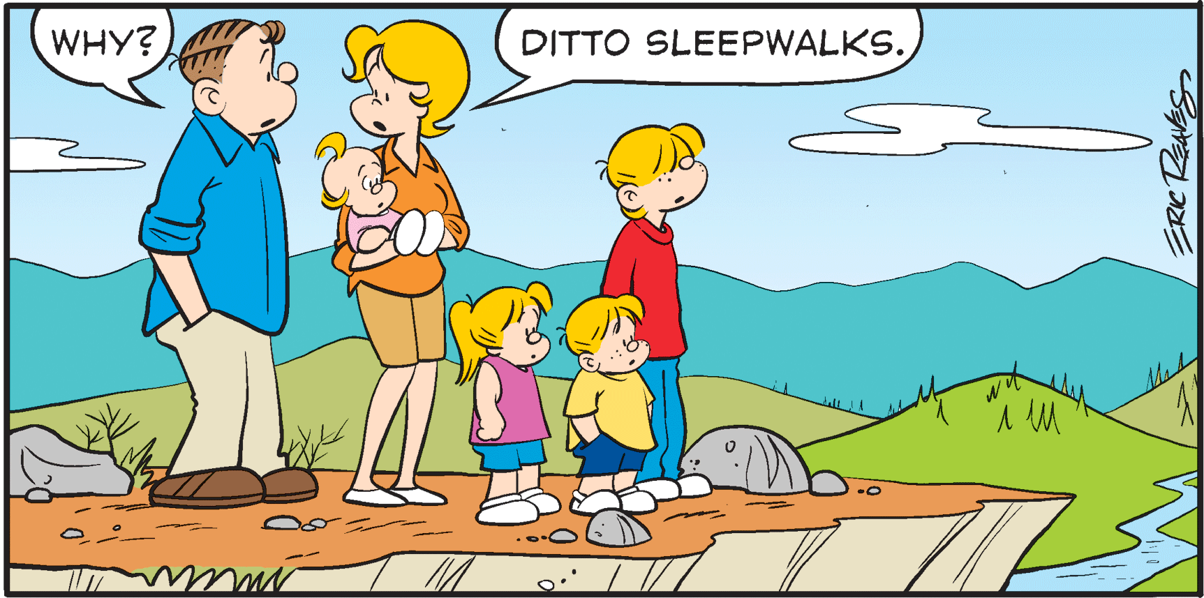 Adaptation OCR: WHY? DITTO SLEEPWALKS. WHY? DITTO SLEEPWALKS.