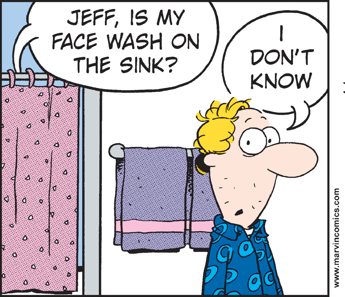 Font OCR: JEFFIS MY FACE WASH ON THE SINK? DON'T KNOW :?: www.marvincomics.com JEFFIS MY FACE WASH ON THE SINK? DON'T KNOW : ? : www.marvincomics.com