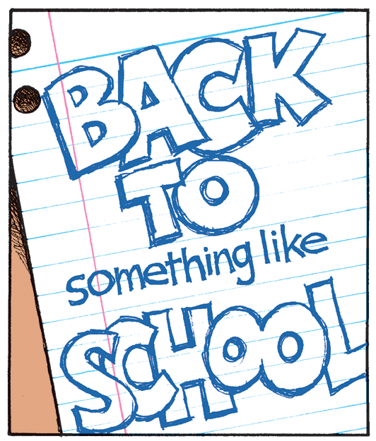 Art OCR: BACK TO Something like BACK TO Something like