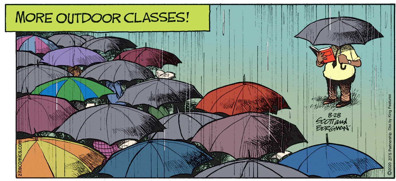 Fictional character OCR: MORE OUTDOOR CLASSES! 8.28 ScOTand EDEGNN ZITS Partnership. Dist. by King Featuros MORE OUTDOOR CLASSES! 8.28 ScOTand EDEGNN ZITS Partnership. Dist. by King Featuros