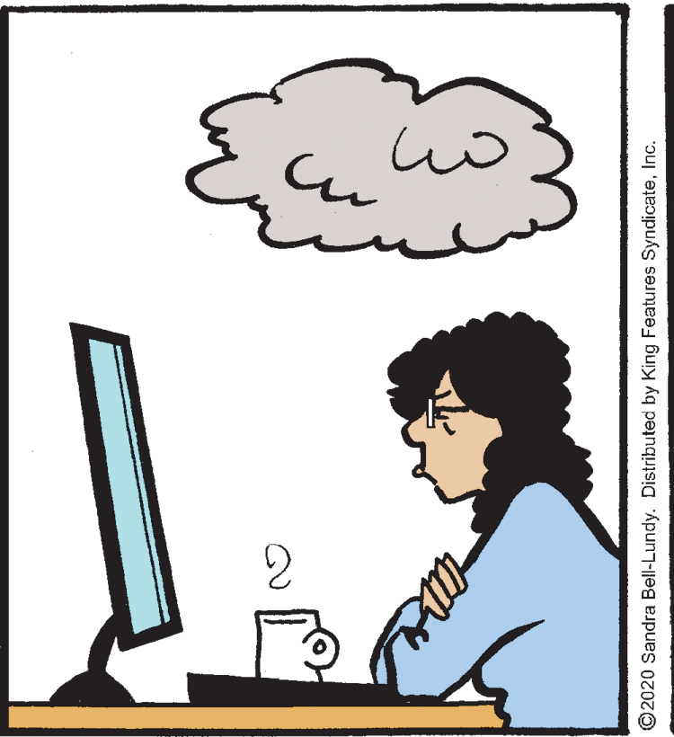 Peripheral OCR: ©2020 Sandra Bell-Lundy. Distributed by King Features SyndicateInc. ©2020 Sandra Bell-Lundy. Distributed by King Features Syndicate