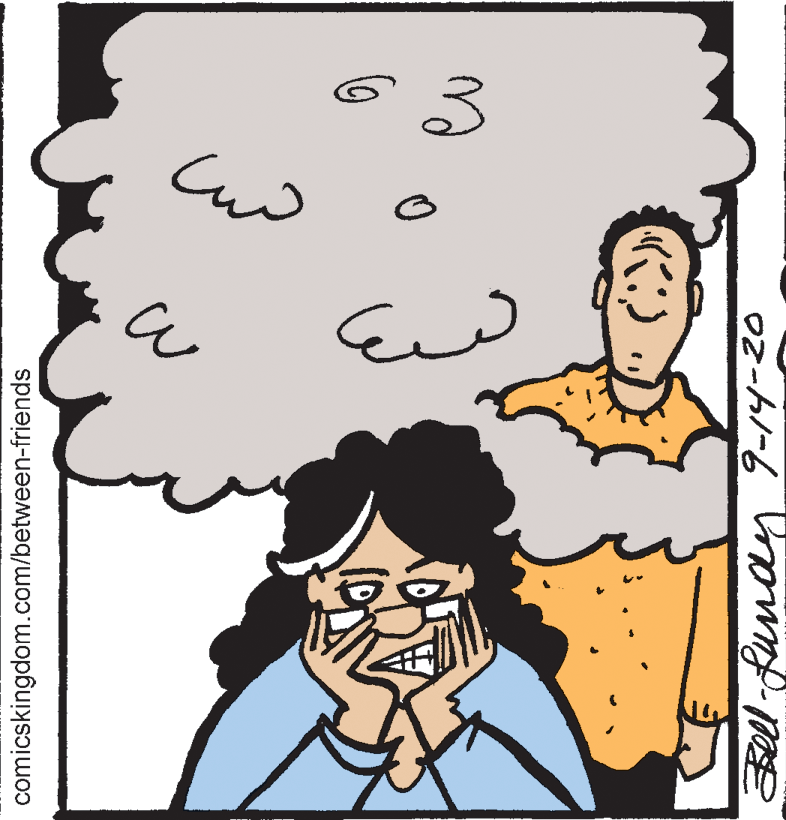 Illustration OCR: Gw comicskingdom.com/between-friends Fell-funay 9-14-20 Gw comicskingdom.com/between-friends Fell-funay 9-14-20