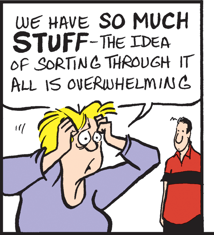 Finger OCR: WE HAVE SO MUCH STUFF-THE IDEA Of SORTING THROUGH IT ALL IS OVERWHELMING WE HAVE SO MUCH STUFF-THE IDEA Of SORTING THROUGH IT ALL IS OVERWHELMING
