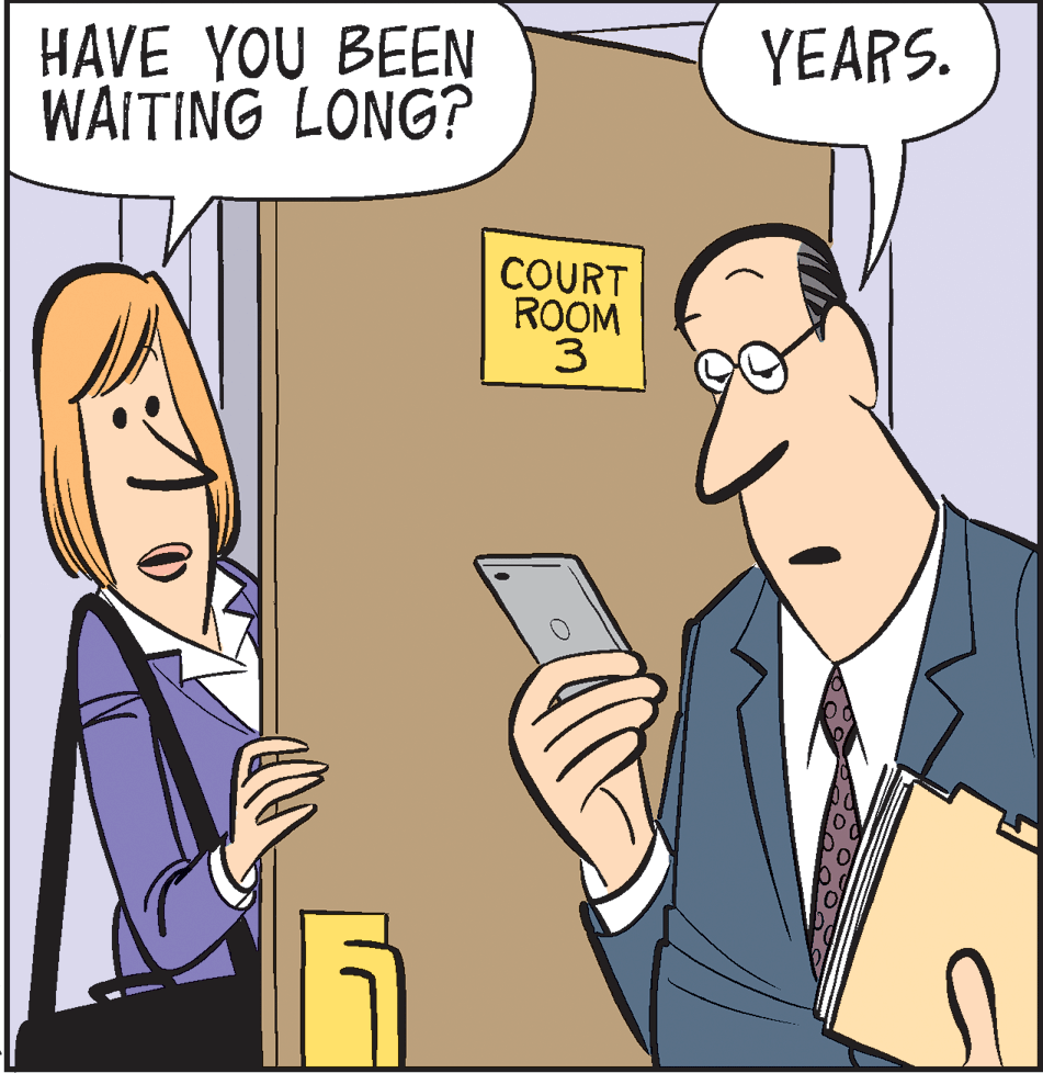 Line OCR: HAVE YOU BEEN WAITING LONG? YEARS. COURT ROOM 3 HAVE YOU BEEN WAITING LONG? YEARS. COURT ROOM 3