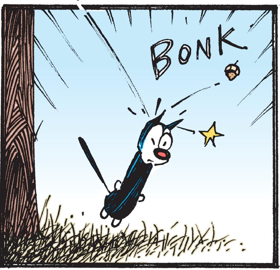 Cartoon OCR: BONK ..... BONK .....