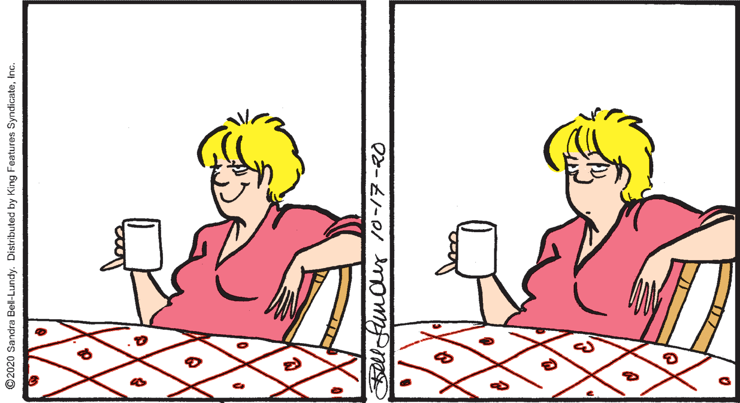 Interaction OCR: ©2020 Sandra Bell-Lundy. Distributed by King Features SyndicateInc. ©2020 Sandra Bell-Lundy. Distributed by King Features Syndicate