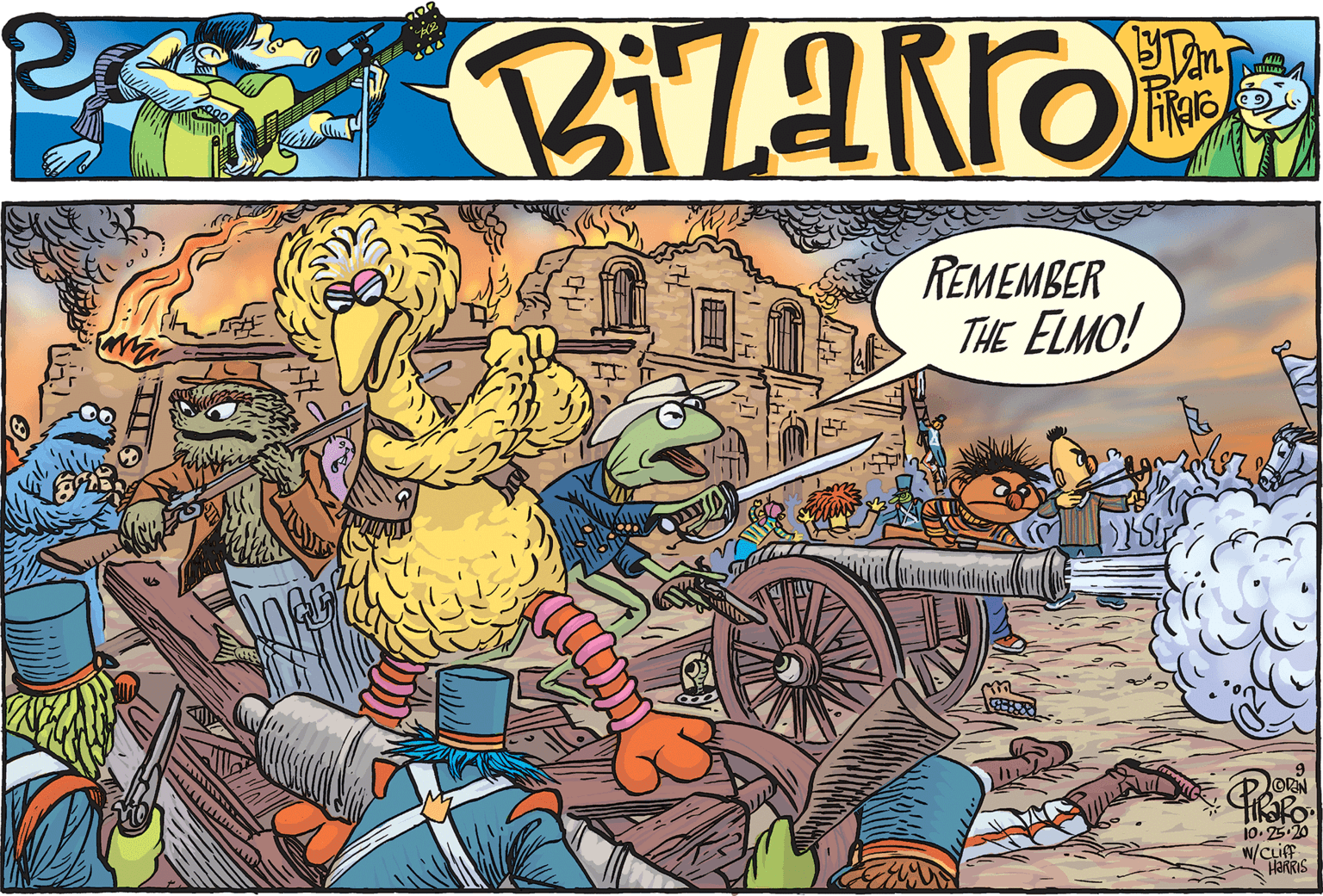 Comics OCR: REMEMBER THE ELMO! ORN jo. 25-20 W/CLiff HARRIS REMEMBER THE ELMO! ORN jo. 25-20 W/CLiff HARRIS