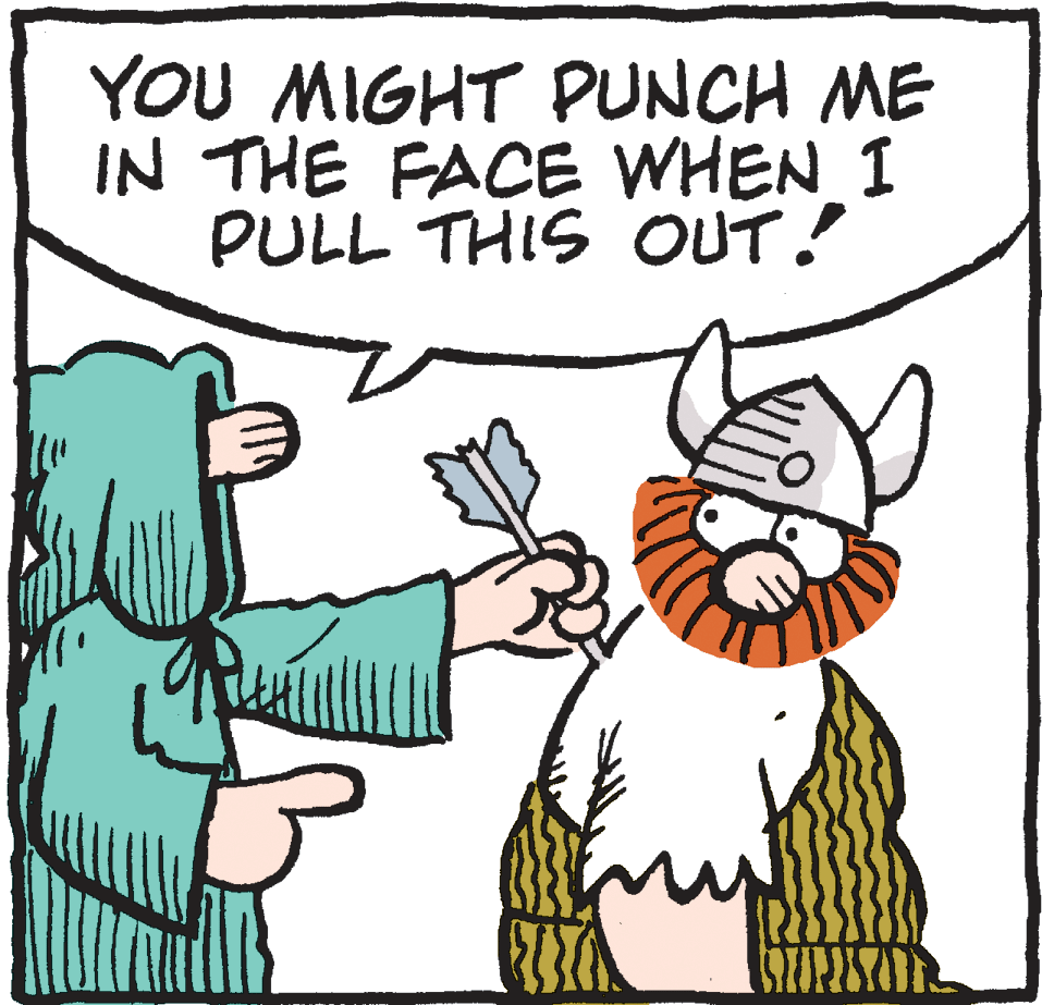Mammal OCR: YOU MIGHT PUNCH ME IN THE FACE WHEN I PULL THIS OUT! YOU MIGHT PUNCH ME IN THE FACE WHEN I PULL THIS OUT!
