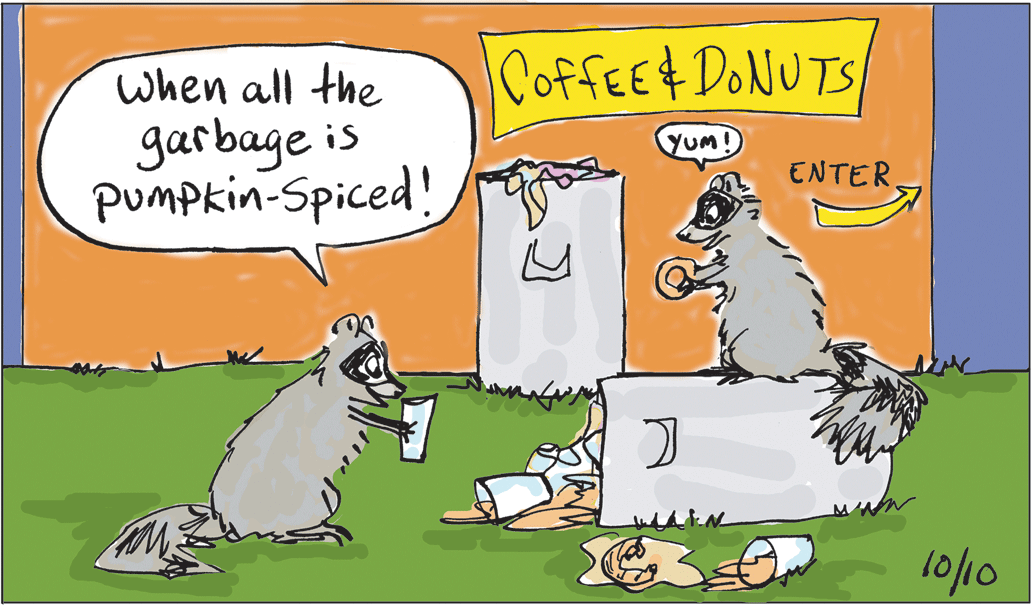 Grass OCR: CoffEEt DONUTS When all the garbage is pumpkin-Spiced! yuM!) ENTER. 10/10 CoffEEt DONUTS When all the garbage is pumpkin-Spiced! yuM!) ENTER. 10/10