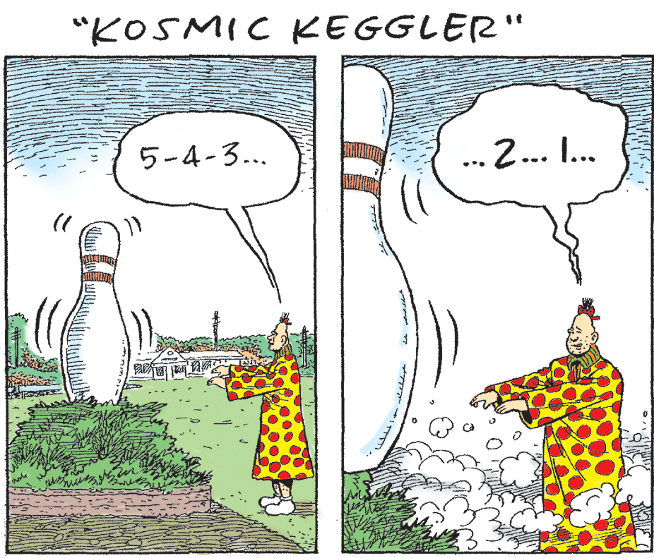 Mammal OCR: "KOSMIC KEGGLER" 5-4-3... 2.. I... ... "KOSMIC KEGGLER" 5-4-3... 2.. I... ...