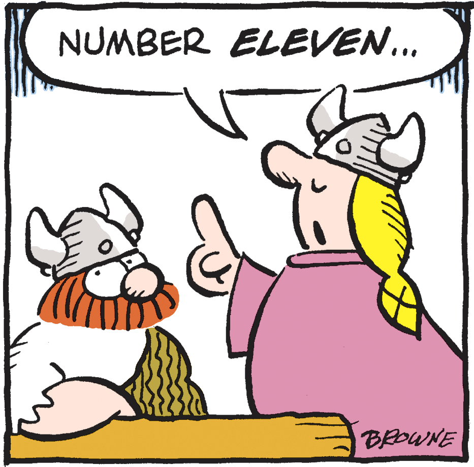 Graphics OCR: NUMBER ELEVEN... BROWNE NUMBER ELEVEN... BROWNE