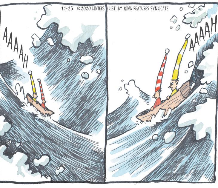 Graphics OCR: 11-25 © 2020 LINIERS DIST. BY KING FEATURES SYNDICATE HARAH 11-25 © 2020 LINIERS DIST. BY KING FEATURES SYNDICATE HARAH