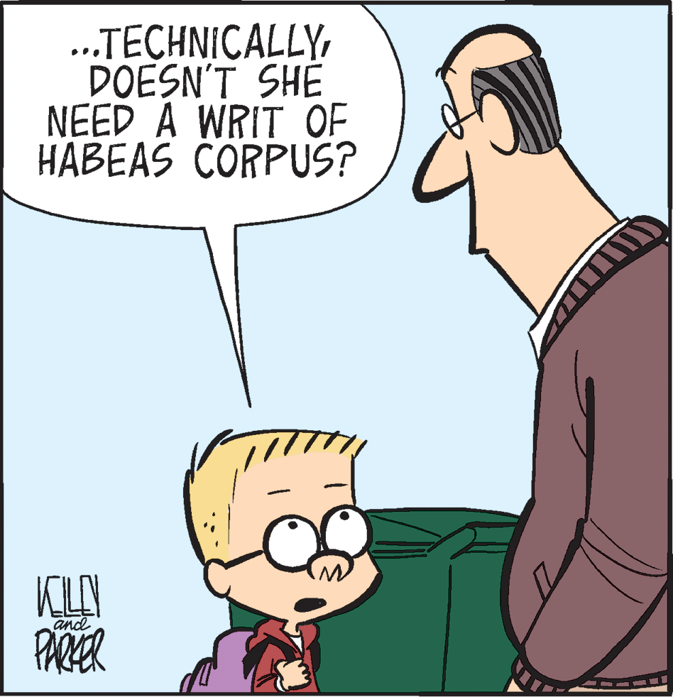 Happy OCR: .TECHNICALLY DOESN'T SHE NEED A WRIT OF HABEAS CORPUS? and PAER .TECHNICALLY DOESN'T SHE NEED A WRIT OF HABEAS CORPUS? and PAER