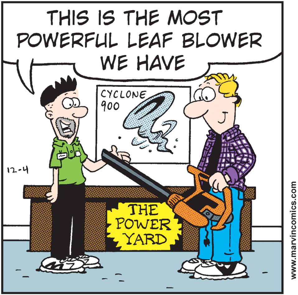 Vegetable OCR: THIS IS THE MOST POWERFUL LEAF BLOWER WE HAVE CYCLONE 900 12-4 THE POWER YARD www.marvincomics.com THIS IS THE MOST POWERFUL LEAF BLOWER WE HAVE CYCLONE 900 12-4 THE POWER YARD www.marvincomics.com