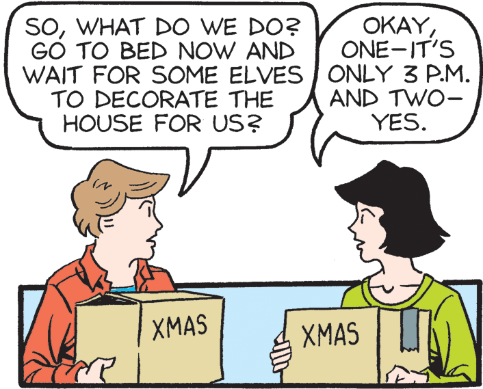 Product OCR: OKAYONE-IT'S SOWHAT DO WE DO? GO TO BED NOW AND WAIT FOR SOME ELVES ONLY 3 P.M. TO DECORATE THE HOUSE FOR US? AND TWO- YES. ?MAS ?MAS OKAYONE-IT'S SOWHAT DO WE DO? GO TO BED NOW AND WAIT FOR SOME ELVES ONLY 3 P.M. TO DECORATE THE HOUSE FOR US? AND TWO- YES. ?MAS ?MAS