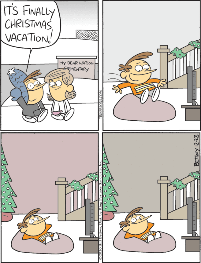 Humour OCR: IT'S FINALLY CHRISTMAS VACATION My DEAR WATSON EMENTARY IT'S FINALLY CHRISTMAS VACATION My DEAR WATSON EMENTARY