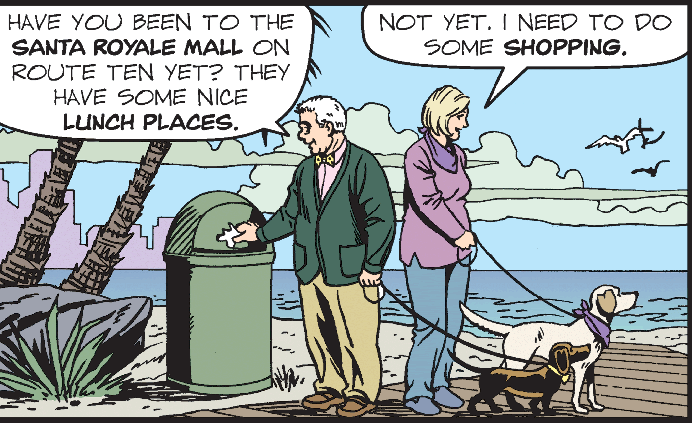 Comics OCR: HAVE YOU BEEN TO THE SANTA ROYALE MALL ON ROUTE TEN YET? THEY HAVE SOME NICE LUNCH PLACES. NOT YETI NEED TO D0 SOME SHOPPINGHAVE YOU BEEN TO THE SANTA ROYALE MALL ON ROUTE TEN YET? THEY HAVE SOME NICE LUNCH PLACES. NOT YETI NEED TO D0 SOME SHOPPING