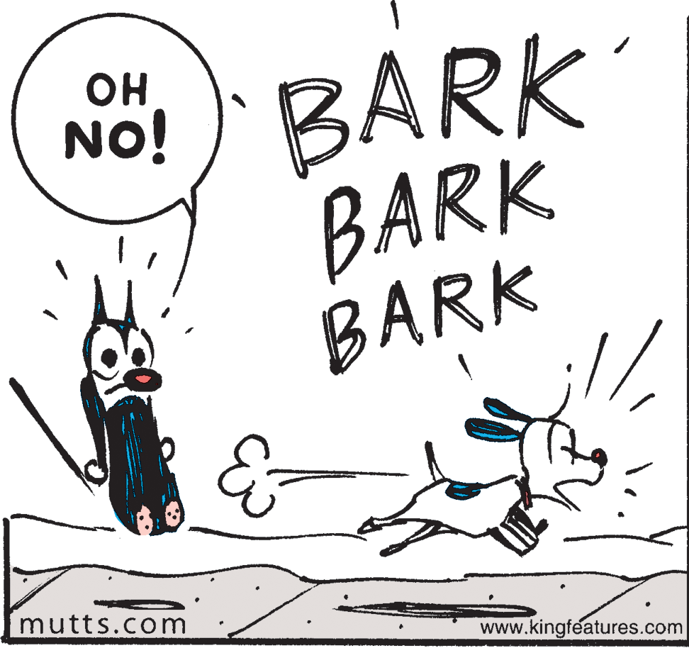 Line OCR: BARK BARK BARK ?? NO! mutts.com www.kingfeatures.com BARK BARK BARK ?? NO! mutts.com www.kingfeatures.com